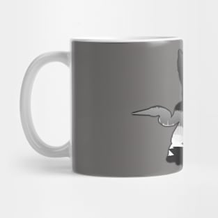 Heron in his element Mug